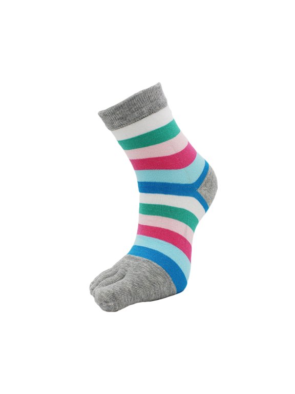 Toe Socks for Feet Wear Multi Colored Cotton Soft Texture Blister Prevention