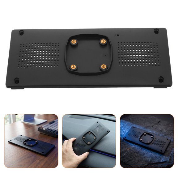 WESIEVYA Universal Black Rear Dash Cam Mount Plate for Car Mirror Camera with Shockproof Stability