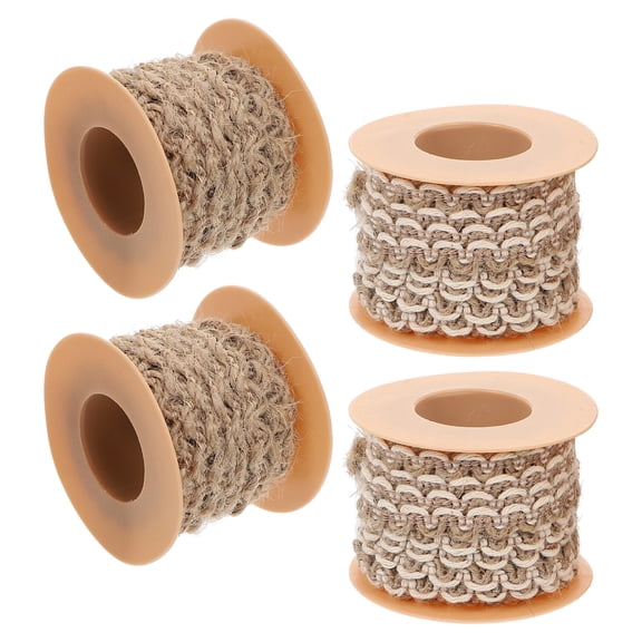 WESIEVYA Versatile Light Brown DIY Braid Trim Ribbon for Sewing and Clothing Decoration