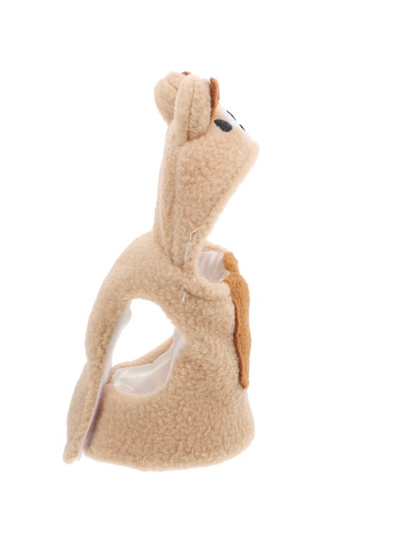Chenille Material Parrot Warm Cloak with Flight Jacket Design