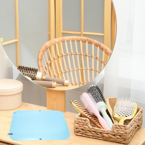 WESIEVYA Plated Anti-Fog Mirror Film, Easy Install Bathroom Mirror Defogger Protector for Home, Clear View