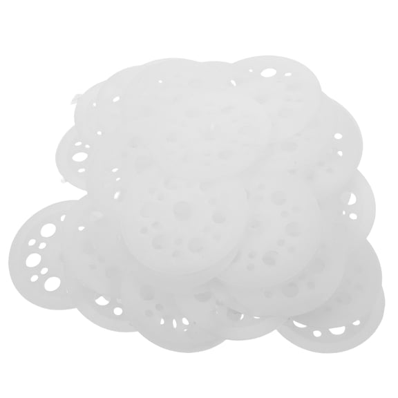 WESIEVYA White Plastic Flat Washers for Rigid Foam Insulation Ceiling Fixing in Gardens