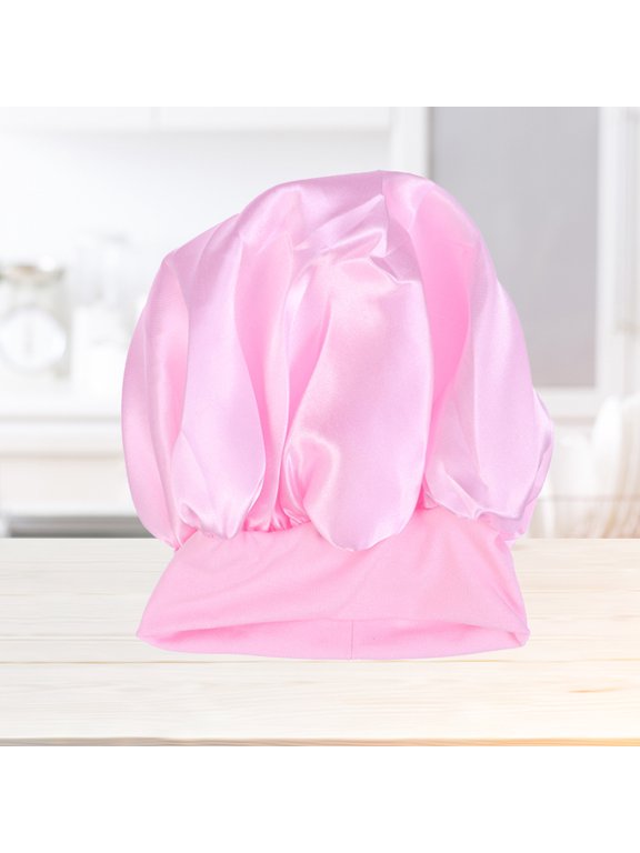 Wide Side Sleeping Cap, Stretchy Elastic Hair Bonnet for Sleep, Soft Cover Helps Protect Hair From Frizz