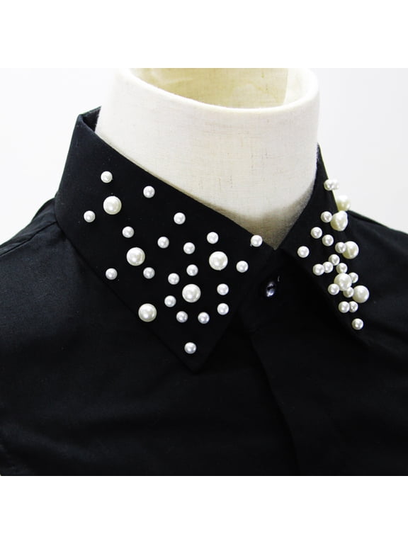 Stylish Black Detachable Collar, Easy to Match with Any Outfit