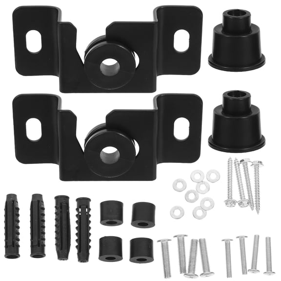 WESIEVYA Universal Drywall TV Bracket, Heavy-Duty, Effortless Installation, Black 1Set