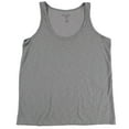 thumbnail image 1 of WESSEX Womens Heathered Tank Top, Grey, X-Small, 1 of 2