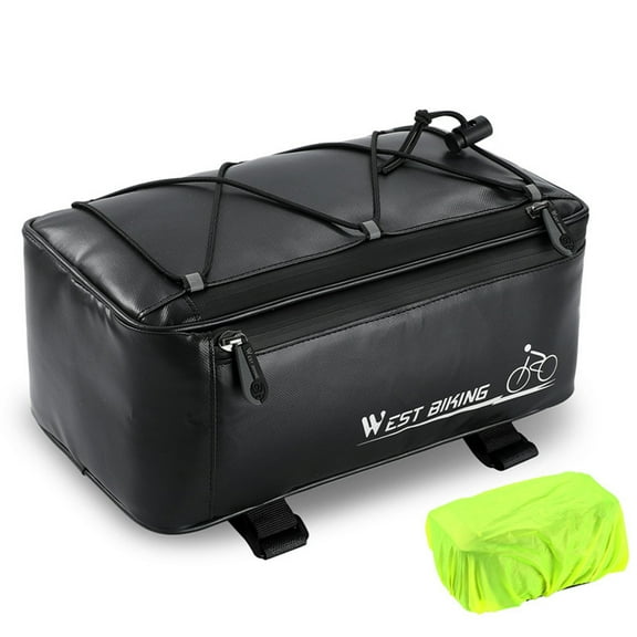 WEST BIKING Bike Bag West Biking 4L Mtb Bike Back Seat Storage Bag With Rain Cover Saddle Bags