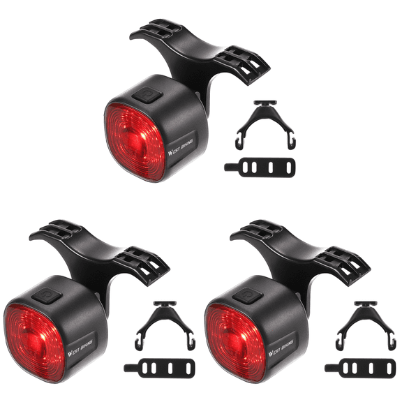 WEST BIKING Bike Light, Rear Night Light Usb Charging Waterproof Lamp For Outdoor Cycling, Safety LED Bike Lamps for Road Bike MTB (WT09)