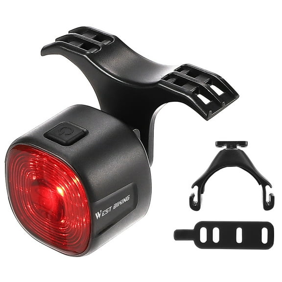 WEST BIKING Bike Light, Smart Brake Tail Light Usb Charging Bike Auto Brake Sensing Light Waterproof Mountain Road Bike Rear Light for Outdoor Cycling, Safety LED Bike Lamps for Road Bike MTB (WT09)