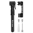 thumbnail image 1 of WEST BIKING Bike Pump, 100 PSI Portable Bike Tire Inflator Pump Cycling Accessories, Universal Small High Pressure Ball Needle Accessories (Black), 1 of 6
