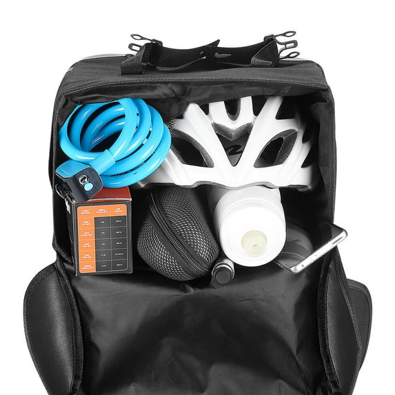 WEST BIKING Bike Rear Seats Bag Riding Storage Bag Large Capacity Rack Seats Trunk Bags Travel Luggage Cycling Bag