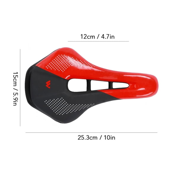 WEST BIKING Bike Saddle Steel Rails Mountain Bicycle Seat Soft PU Leather Road MTB Bike Saddle Hollow Breathable Bike Saddle Bike Accessories Riding Equipment