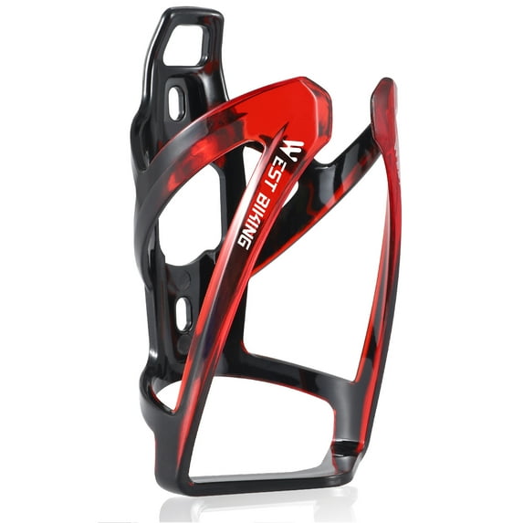 WEST BIKING Bike Water Bottle Cage for Road MTB Bikes Outdoor Cycling, Black Red