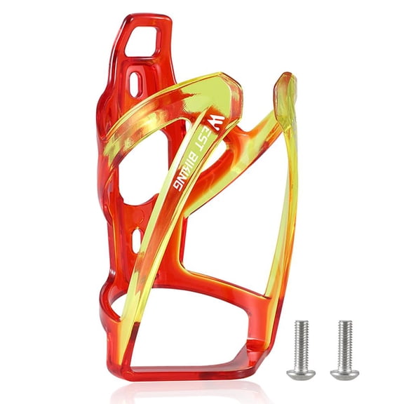 WEST BIKING Bike Water Bottle Holder, Universal Bike Cup Holder, Mountain Bike Accessories, Lightweight and Strong Bicycle Water Bottle Holder with Screws, Great for Road and Mountain Bikes