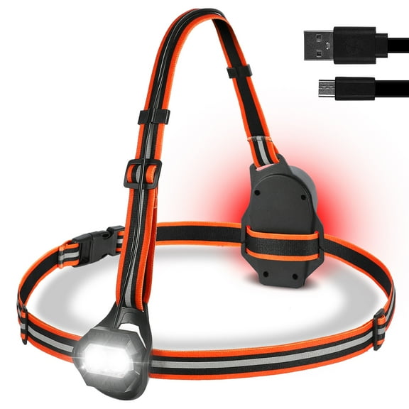 WEST BIKING Portable lamp,LED Chest Lamp Sport IPX4 Waterproof Chest Lamp USB LED Chest IPX4 Waterproof USB Waterproof USB LED Outdoor Sport IPX4