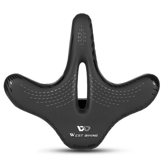 WEST BIKING Wide Bike Saddle Comfortable Mountain Cushion Pad Waterproof Cycle Seat Saddle for Men Women Road MTB
