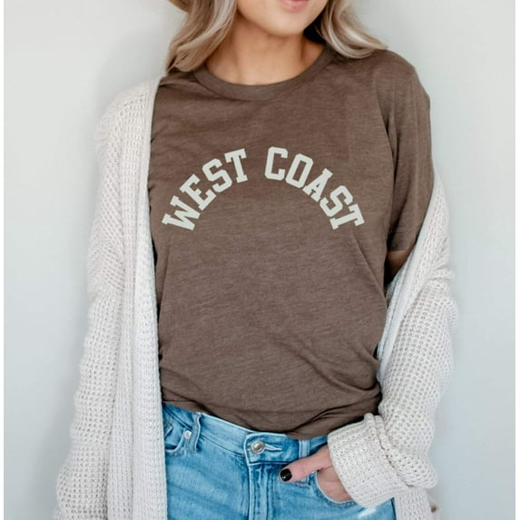 WEST COAST Graphic Short sleeve T-Shirt