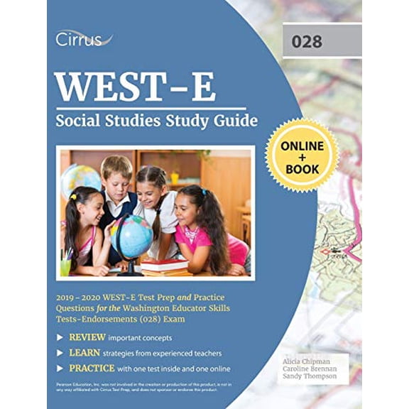 Pre-Owned WEST-E Social Studies Study Guide 2019-2020: WEST-E Test Prep and Practice Questions for the Washington Educator Skills Tests-Endorsements (028) Exam (Paperback) 1635304970 9781635304978