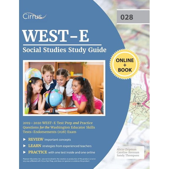 Pre-Owned WEST-E Social Studies Study Guide 2019-2020: WEST-E Test Prep and Practice Questions for the Washington Educator Skills , (Paperback)