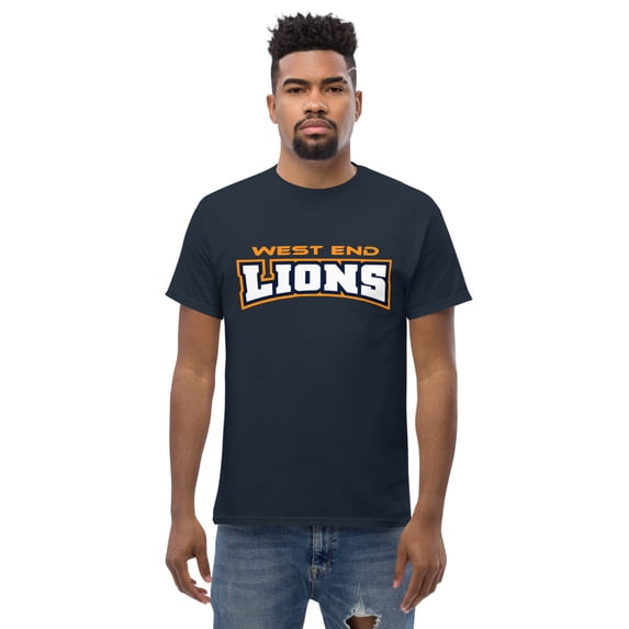 WEST END LIONS Men's classic tee (Navy, S)