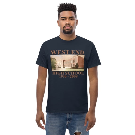WEST END MEMORIAM Men's classic tee (Navy, 3XL)
