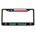 thumbnail image 1 of WEST Texas Texas Style Heavy Duty Metal License Plate Frame Personalised/Car Accessories Car Tag Holder Cover (Bla/turqu), 1 of 6