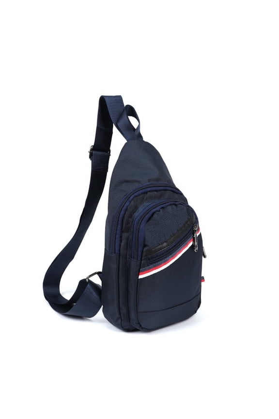 Crossbody Canvas Sling Bag with Adjustable Strap-Travel Small Daypack