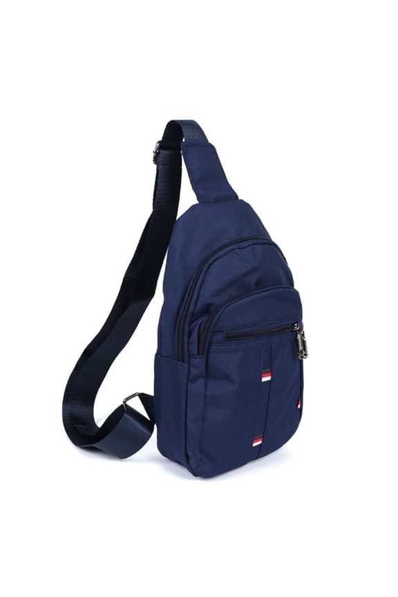 Crossbody Canvas Sling Bag with Adjustable Strap-Travel Small Daypack