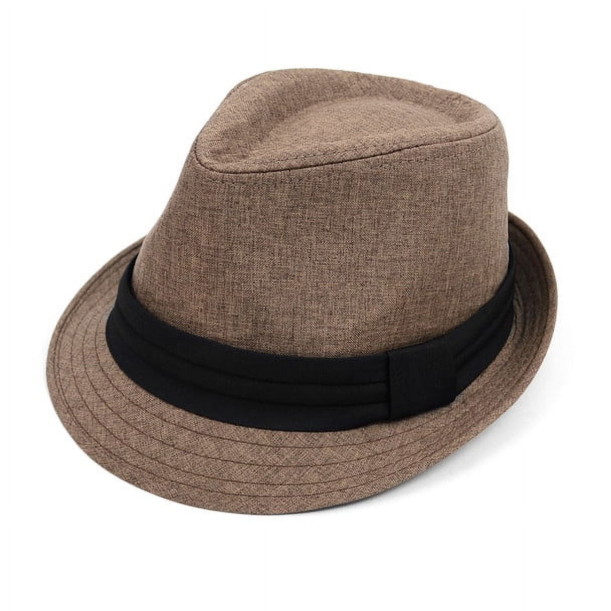 Short Brim Fedora Hats for Men & Women Panama Hats & Straw Hats