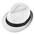 thumbnail image 1 of WESTEND Unisex Short Brim Fedora - Hats for Men & Women + Panama Hats & Straw Hats, 1 of 7