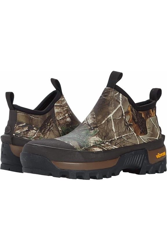 MEN'S REALTREE NEOPRENE RUBBER ANKLE BOOTS VIBRAM sz 14 BROWN 6321046B