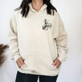 thumbnail image 1 of WESTERN COWBOY Front Back Graphic Unisex Fleece Hooded Sweatshirt, 1 of 6