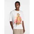 thumbnail image 1 of No Boundaries Boxy Fit Heavyweight Graphic Tee Shirt with Short Sleeves, Men's XS-4XLT, 1 of 5