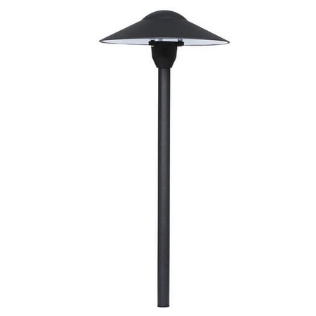 WESTGATE Area Light, Aluminum, Bayonet 12V 27W Max, Black, Umbrella Style
