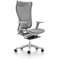 thumbnail image 1 of WESTHOLME - Nanoflex - Ergonomic Office Chair Breathable Mesh Material, High Back Office Chair, with Tilt, Adjustable Lumbar Support, Height, and Armrest - Office Chair Mesh, (Gray), 1 of 7