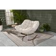thumbnail image 1 of Better Homes & Gardens Marlow Papasan Outdoor Rocking Chair, Cream, 1 of 13