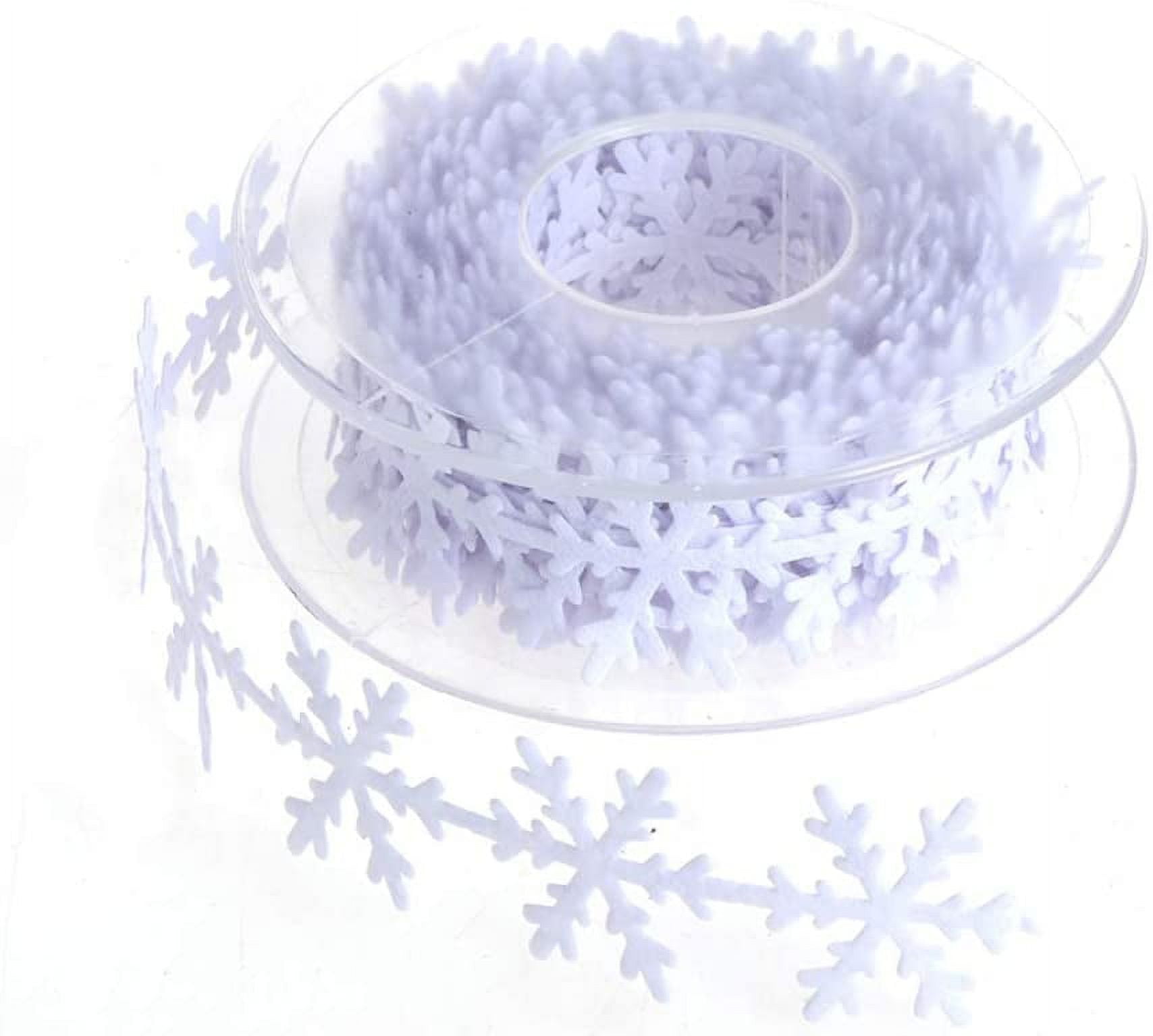 WESTOCEAN Snowflakes for Crafts Snowflake Ribbon Sequins cintas