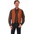 thumbnail image 1 of Scully Men's Lamb Leather Western Vest, Ranch Tan, 40L, 1 of 2