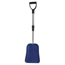 WESTWARD 38ZF77 9.5" Poly Snow Shovel with 18.5" to 27" Aluminum Handle