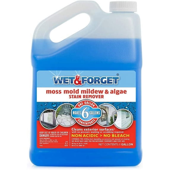 Wet & Forget Wet And Forget Moss, Mold, And Mildew Control3 — Residential Use, Standard Application