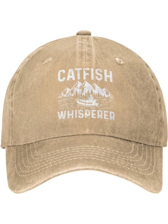 Catfish Whisperer Hat for Women Baseball Hats Adjustable Hat