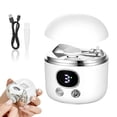 thumbnail image 1 of WETRBWEH Electric Nail Clipper, 2-in-1 Automatic Nail Cutter with LED Light & 2.5X Magnifier, Safe Painless Low Noise for Seniors & Adults, White, 1 of 10