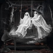 WETRBWEH Halloween Projector Lights Outdoor Indoor, 3D Dynamic Ghost Projector Decorations Lights for Window, Ground,Halloween Decor