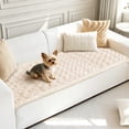thumbnail image 1 of WETRBWEH Pet Couch Covers for Dogs,Washable Sofa Slipcovers Soft Thick, Non Slip Sofa Pad Blanket, Couch Protector from Pets, 27"x59", Beige, 1 of 9