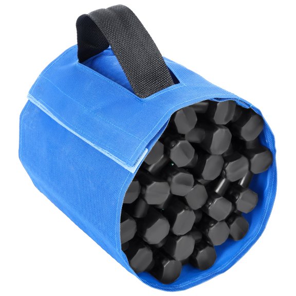 WETS 2Pcs Car Tire Traction Mat with Portable Handle Bag, Heavy Duty Off Road Vehicle Tire Recovery Traction Pad, SUV Truck Van Emergency Tire Traction Sand Snow Rubber Ladder