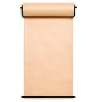 WETS 36" Wall Mounted Kraft Paper Dispenser Holder, Brown Paper Roll Holder, Heavy-Duty Paper Cutter Butcher Paper Dispenser To-Do Lists, DIY Drawing, Taking Note, Artwork _Black