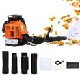 thumbnail image 1 of WETS Backpack Gas Powered Leaf Blower, 80CC 900CFM 2-Stroke Gas Leaf Blower, 6800RPM Backpack Leaf Blowers for Lawn/Garden Care Snow/Grass Blowing from US, 1 of 9