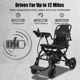 thumbnail image 1 of WETS Ultralight Foldable Electric Wheelchair for Adults, 18kg with Large Footrest | 110kg Capacity | 20+ Km Range | 2x180W Motors, 1 of 9