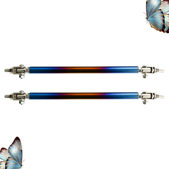 WEUVEB 1 Pair Adjustable Splitter Rods Car Modification Bar Simple and Compact Design 18.00X2.00X2.00in