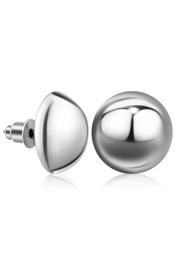 1 Pair Match Earrings Dome CCB Daily Use Trendy Jewelry For Women